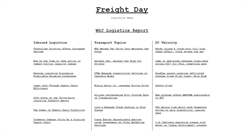 Desktop Screenshot of freightday.com