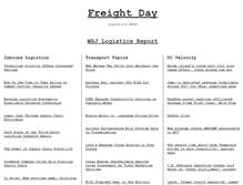 Tablet Screenshot of freightday.com